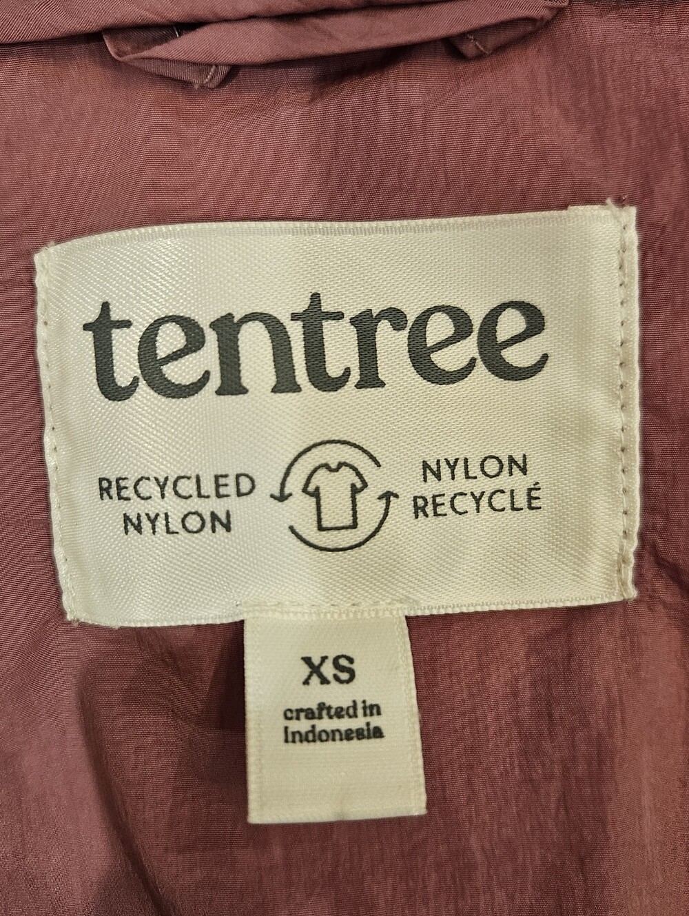 tentree Dusty Rose Lightweight Bomber Jacket - Picture 3 of 4